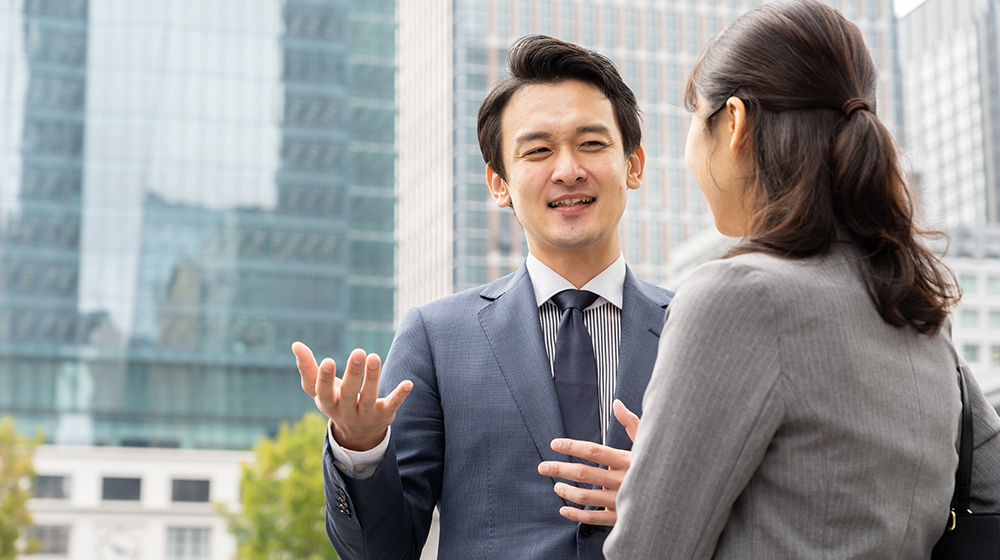 インタビュー風景